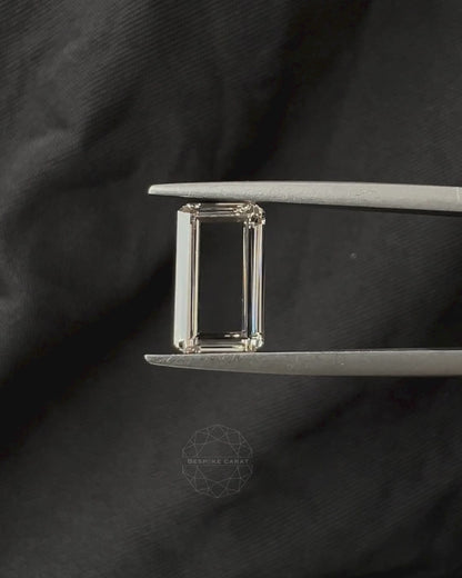 Elongated Portrait Emerald Cut Lab Grown Diamond
