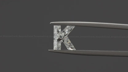 Alphabet K Cut Lab Grown Diamond