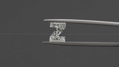 Alphabet Z Cut Lab Grown Diamond