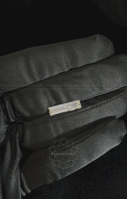 Elongated Baguette Cut Lab Grown Diamond